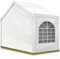 TOOLPORT Tendone per Feste 4x2 m Gazebo Party per sagre, mercati 450 N Bianco Impermeabile Protezione UV