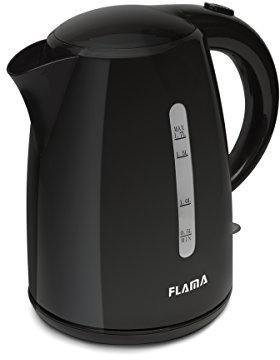 Flama 716FL 1.7L 2200W Negro - Tetera eléctrica (1,7 L, Negro, Manual, 2200 W)