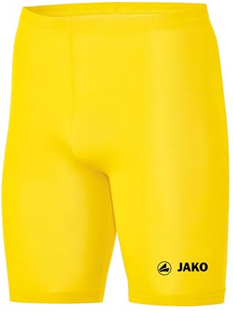 JAKO Unterziehhose Tight Basic 2.0 Citro M - Elastische Fahrradhose aus Polyester, Radlerhose mit elastischem Bund, Schnell trocknende Thermohose