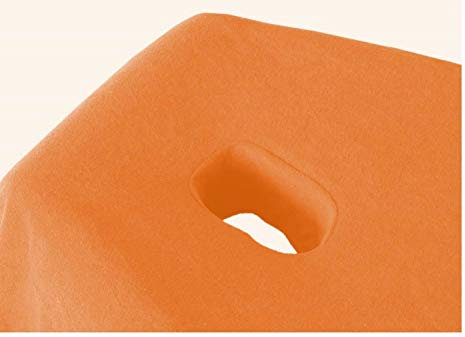EXKLUSIV HEIMTEXTIL Massageliege Frottee Spannbettlaken mit Nasenschlitz Marke 70-80 cm x190-200 cm Terrakotta