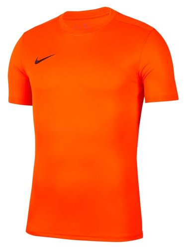 Nike M Nk Dry Park VII JSY SS, Maglietta a Maniche Corte Uomo, Safety Orange/Black, S