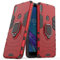 Compatibile con ASUS ZenFone Max PRO (ZB602KL) Cover, Custodia Armor Anello Cavalletto (Funziona con Il Supporto Magnetico per Auto) Case Paraurti per ASUS ZenFone Max PRO (M1) ZB602KL (Rosso)