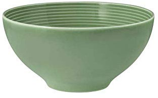 SELTMANN WEIDEN Schale - Schüssel - Durchmesser 15,7 cm - Höhe 7,6 cm - Beat - Form: Rund mit Rillenrelief - moderner Stil - Salbeigrün - Color Glaze
