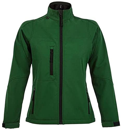 SOLS Women's Roxy Softshell Jacket, Green Bottle, S