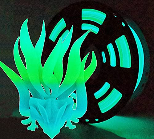 Stronghero3D PLA-3D-Drucker-Filament, leuchtet im Dunkeln, leuchtet Grün/Blau, 1,75 mm Genauigkeit +/-0,05 mm, für Ender3, Ender5 CR10