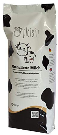 Granulierte Milch 100% (Topping) 500 gr. Packung Plaisir für Kaffeevollautomaten
