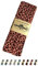 Sandras-Bastelladen Oaki Doki Schrägband/Einfassband Tricot de Luxe Jersey gefalzt 3m x 20mm 3008-Leopard Marsala