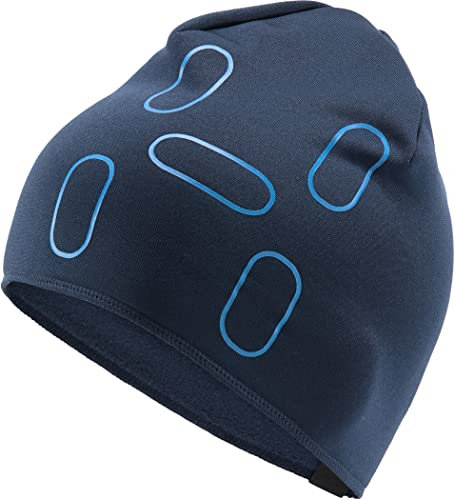 Haglöfs 605138_4QV Fanatic Print Beanie Hat Unisex TARN Blue/Nordic Blue Größe M/L