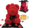 GRINADA® Orso Di Rose 40 Cm Grande - Orsacchiotto Di Fiori Teddy Bear - Idea Regalo Per Fidanzata, Compleanno, Anniversario, San Valentino