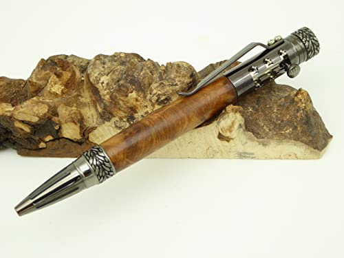 Schreibgerät-Unikat-Kugelschreiber Thuja Maser Holz ! Für Autoliebhaber !