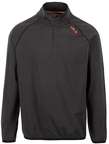 DLX Hulton Herren-Sportbekleidung, 1/2-Reißverschluss, Fitness-Top