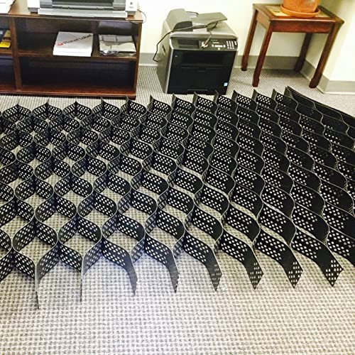 Kiesgitter Kiesmatten Kieswaben Geo-durchlässiges Pflaster-Gittersystem Für Kies Im Freien, Stabilisierung Von Geogrid-Zellgittern Mit Abflussloch, 5 Cm Hohe Pflasterunterlage / Zellulares Pflastersys