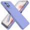 HHUIWIND Funda Silicone Case para Xiaomi Redmi Note 12 4G + Cristal Templado Protector,Carcasa Protectora Movil Silicona Ultra-Fina Gel Estuche - Viola2