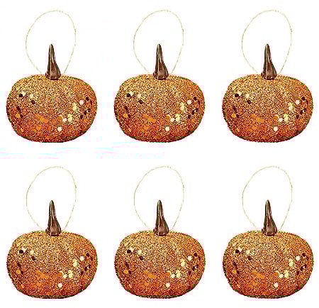AOVNA Mini Halloween Tree Pendant 5cm Artificial Simulation Foam Pumpkin Pendant Flash Party Decorations Autumn Holiday Party Decorations (6)
