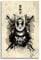 GENGSHENG Samurai Poster Wandkunst Samurai Katana Oni Leinwand Gemälde Heimdekoration für Wohnzimmer Schlafzimmer ungerahmt 30,5 x 45,7 cm