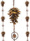 Cadena De Lluvia De Metal, Cadena De Lluvia para Canalones, Vintage Campanillas De Viento, Cadena De Guía De Lluvia, Repuesto para Canalones Bajantes, Sistema Colector De Lluvia, Decoración De Jardín