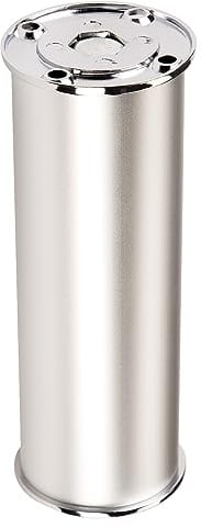 SOTECH Möbelfuß RADO Höhe 200 mm Ø 50 mm Chrom Couchfuß höhenverstellbar | Aluminium