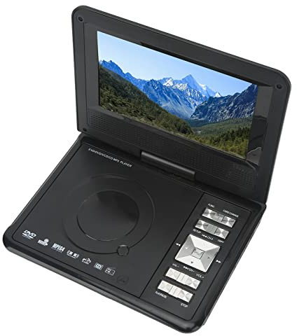 Lettore DVD Portatile, Schermo Girante a 7 Pollici di Memoria del Punto di Interruzione del Videoregistratore di Viaggio dell'automobile per la Casa dell'automobile