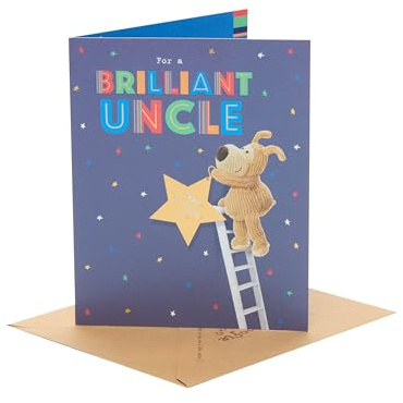 Boofle Biglietto di compleanno per zio, design carino