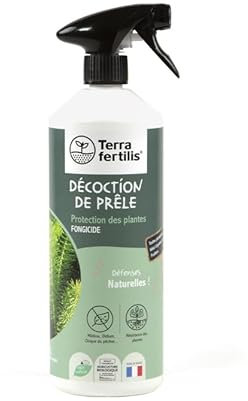 Décoction de Prêle - TERRA FERTILIS - Prêt à l'emploi – 1L – 100% naturel - Fongicide Naturel et Utilisable en Agriculture Biologique