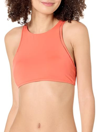 Skye Damen Mildred Neckholder-Bikinioberteil mit hohem Halsausschnitt Bikini, Calypso, XL