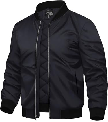 TACVASEN Winter Bomber Jacket Mens Warm Baseball Coats Military Bomber | Jackets with Pockets