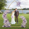 7.35FT Hochzeit Bogen Hintergrund Stand, Hochzeit Bogen Blume Rahmen, 120 * 220cm Blumenrahmen für Zeremonie Dekor