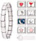 Italian Charms Bracelet, 8 Zusätzliche Module Mit Öffnungswerkzeugen, 9mm Abnehmbar für Armbänder, Edelstahl Charm, Style für Damen (C)