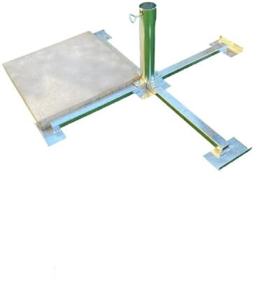 Holly'mac Plattenständer Sonnenschirm für 40 x 40 cm Platten, 60 mm Schirmstöcke, Stahl, Produktion Baden-Württemberg
