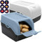 ARTECSIS Lot de 2 Boîtes de Conservation Alimentaire 5L Blanc/Bleu pastel + 6 Stickers/Fruit, Légume