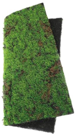 Amosfun Künstlicher Moosrasen Kunstrasenmatte Moosteppich Für Simulationsmoos Für Innenhof Und Mikroszene-Layout Grün Kunststoff Wartungsfrei