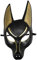 FUNOMOCYA Ägyptische Anubis-maske Maskenball Cosplay-maske Stilvolle Halloween-party Modische Maske Für Festival Und Party