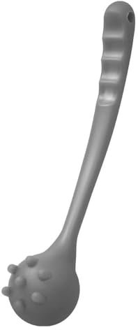 LINGLW Martillo de Masaje de Mano de Silicona Suave, Palo de Masaje Muscular, Herramienta de Fisioterapia,Grigio