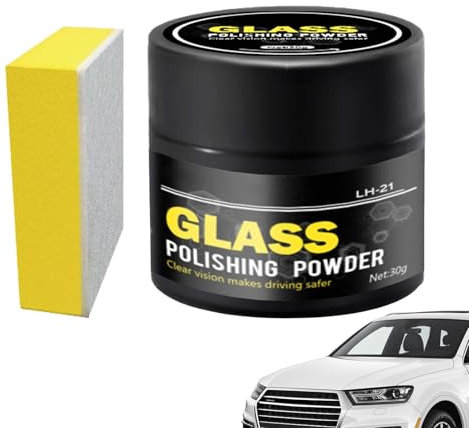 Glas-Kratzer-Entferner – Windschutzscheiben-Kratzer-Entferner, Fensterglas-Kratzer-Entferner – Pulverwaschmittel. Brillen-Kratzer-Entferner – Glas-Kratzer-Entferner, Windschutzscheiben-Reinigungspulve