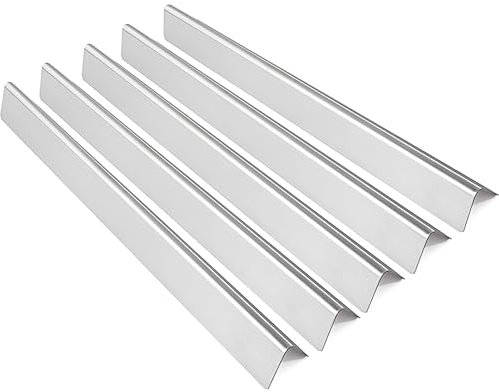 Nordic Bbq Store Barras aromatizantes 7539/7540 de 62,2 cm para parrillas Weber Genesis serie 300 con controles laterales, Genesis E-310, E-320, S-310, S-320, EP-310, EP-320 (2007-2010), acero