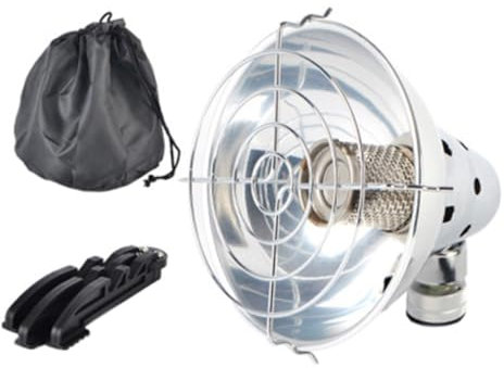 BESTYASH 1Juego Calentador de Gas Portátil Actividades Calefactor Compacto Camping y Senderismo con Base y Bolsa de Almacenamiento Calefacción