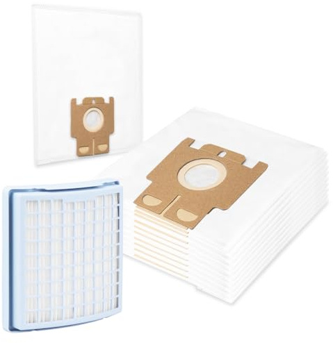 PRIMEBAG 10 HEPA Filter passend für Miele S164 S163 S143 S171 S172 S194 | S195, Staubsaugerbeutel