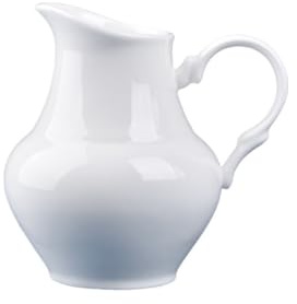 Salsiera Brocca for latte bianca vintage con manico, brocca for salsa Clubhouse for ristorante d'hotel Brocca di crema
