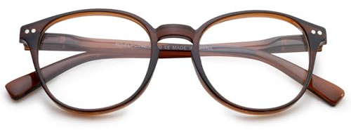 SKYWAY Blue Light Glasses for Women Men, Blue Light Blocking Glasses, Lightweight Round Computer Gaming Glasses Anti Eyestrain UV Glare Non Prescription Glasses