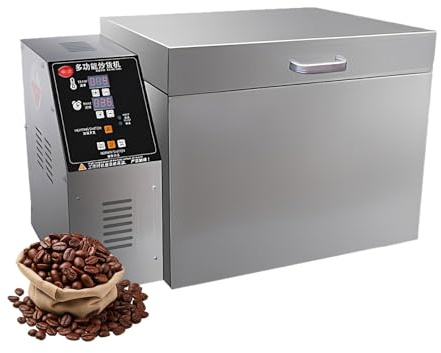 Tostatrice per Noci E Cereali,Tostatrice Elettrica per Chicchi Di Caffè, Tostatrice Professionale per Caffè E Tostatrice Domestica Elettrica(1.5KW)