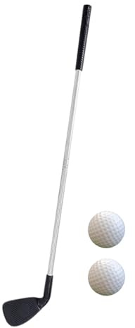Baoblaze Mazza da Golf con Manico in Metallo, con 2 Palline, Wedge da Golf per Principianti, Genitori E Bambini, Bambini