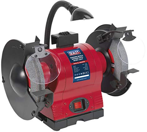 Sealey BG200WL Bench Grinder Ø200mm with Work Light 550W/230V
