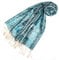 Lorenzo Cana Damenschal Schaltuch jacquard gewebt aus 100% Seide 70 cm x 190 cm Paisley Muster Seidenschal Seidentuch Seidenpashmina in harmonischen Farben - 7802801