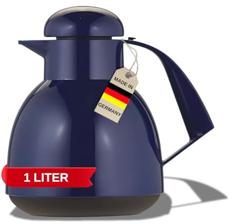 Helios Day Vacuum Jug Blue 1 Litre, 30 x 30 x 20.9 cm