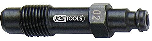 KS Tools 150.3663 Glühkerzen Adapter, M12x1,25 mit Außengewinde, Länge 55 mm