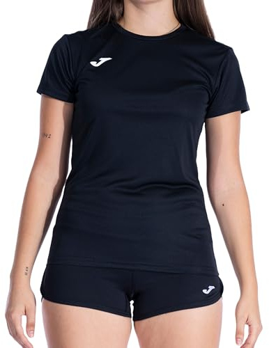 Joma Combi W M/C, Camiseta Mujer, Negro, XXS