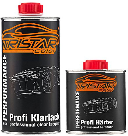 TRISTARcolor 0,75 litre vernis clair 2K peinture automobile mate HS inclus Durcisseur