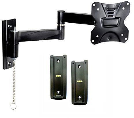 Soporte portátil para TV RV de viaje con brazo articulado de bloqueo 2311L-2 permite utilizar 1 TV en 2 ubicaciones, incluye: 2 soportes de pared y 1 soporte de bloqueo, mantiene la TV segura en