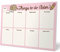 Grupo Erik Wochenplaner Block A4 Kalender Planer Pusheen Cat Rose -Tischplaner A4 - Tischkalender ohne Datum - Schreibtischunterlage Papier