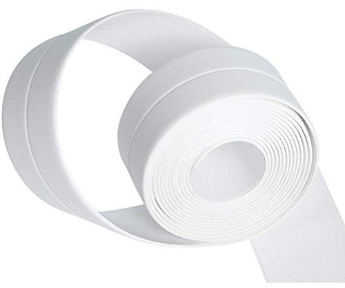 YFOX Nastro sigillante pieghevole impermeabile e antimuffa per bagno cucina, 3.2 metri